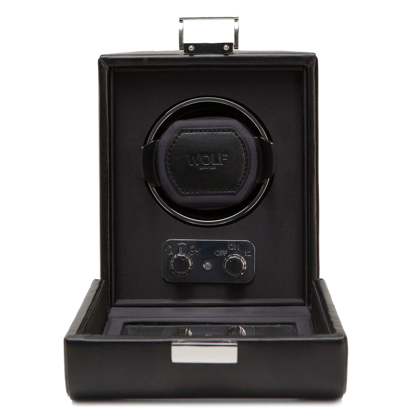 watch winderWolf Heritage Single Winder 270002Introducing the Wolf Heritage Single Winder in Black (Model 270002) – a pinnacle of functional, classically designed innovation tailored for the modern man. Elevate