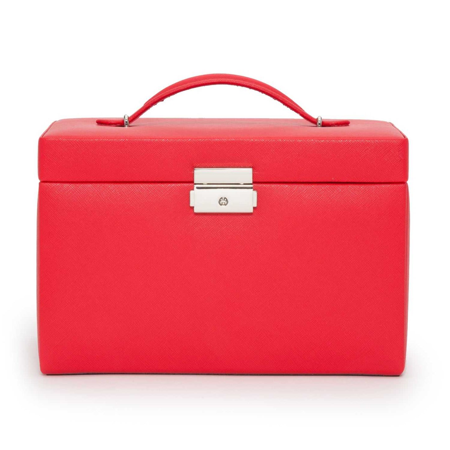 Strapista UKJewellery BoxWolf Heritage Small Jewellery Box Red Saffiano 280014Strapista UK