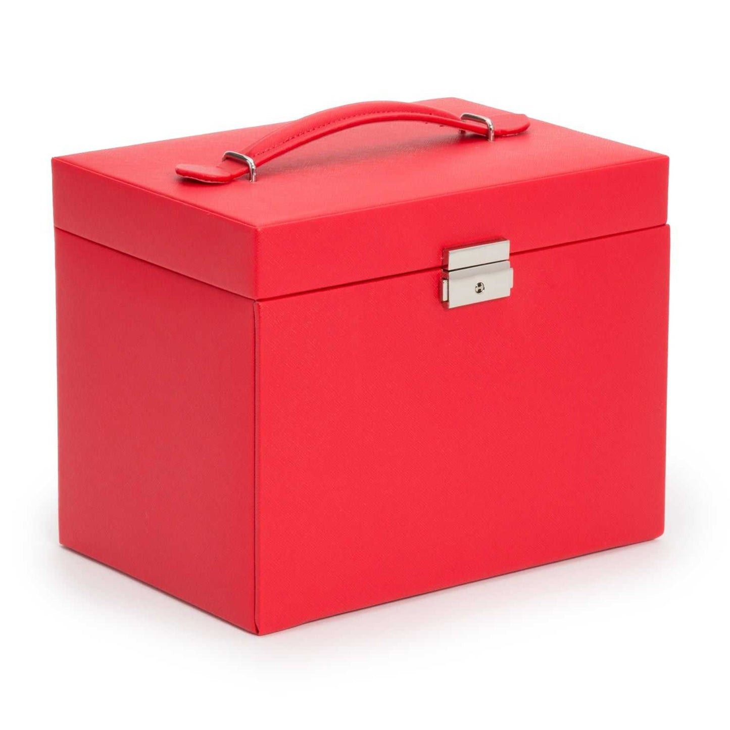 Strapista UKJewellery BoxWolf Heritage Medium Jewellery Box Red Saffiano 280114Strapista UK