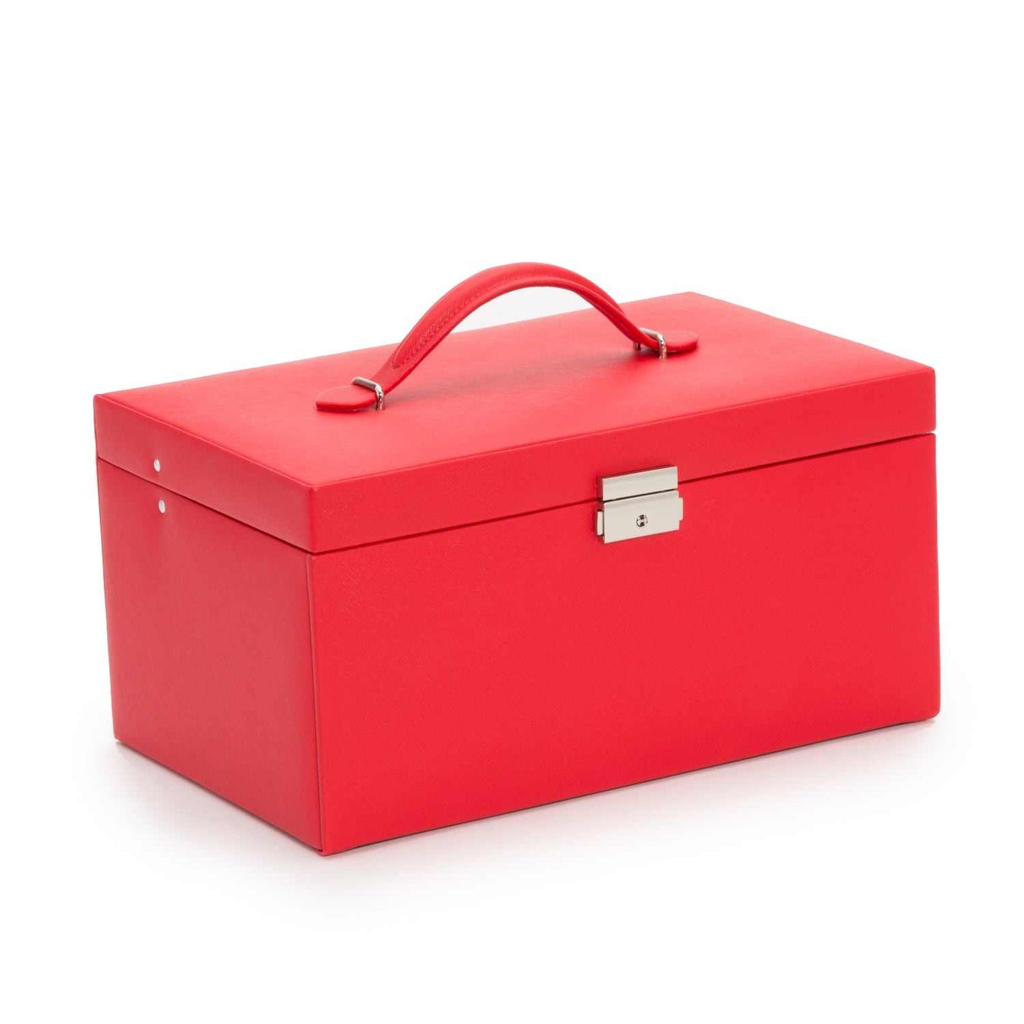 Strapista UKJewellery BoxWolf Heritage Large Jewellery Box Red Saffiano 280214Strapista UK