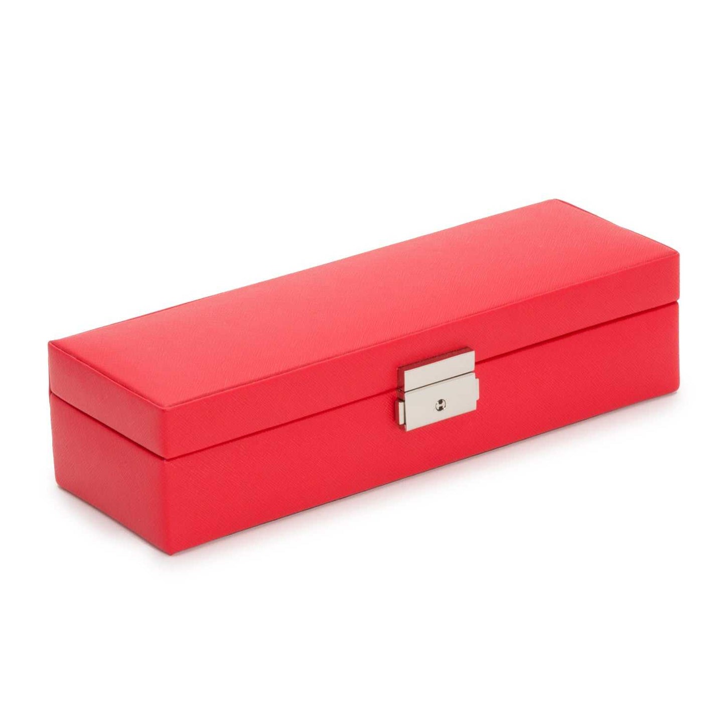 Jewellery BoxWolf Heritage Safe Deposit Jewellery Box Red Saffiano 280314Introducing the Wolf Heritage Safe Deposit Jewellery Box Red Saffiano 280314 (Model: 280314) – a fusion of classic style and functional design, redefining the way yo