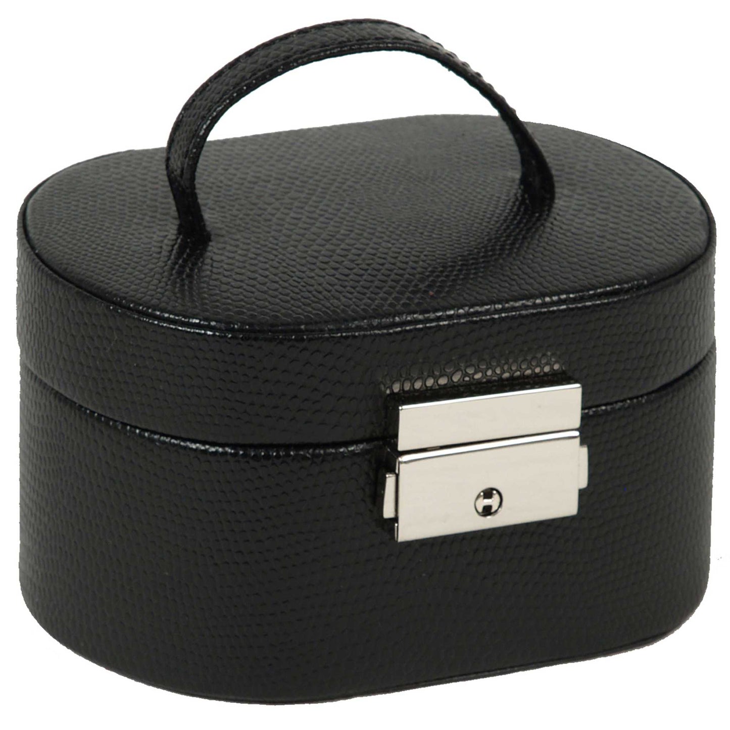 Strapista UKwatch winderWolf Heritage Mini Oval Jewellery Box Black 281402Strapista UK
