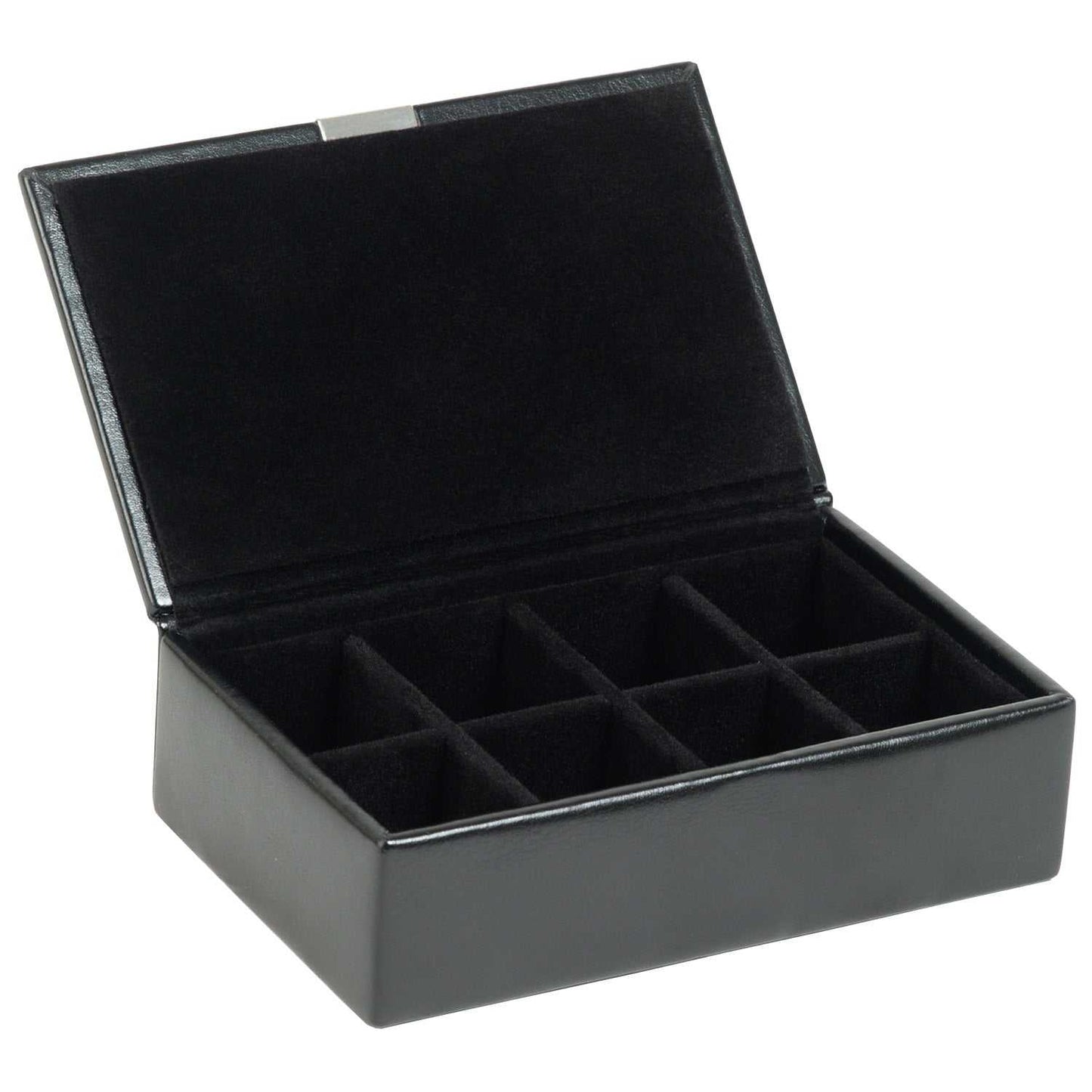 WOLFWOLF HERITAGE 8 PIECE BLACK CUFFLINK BOX | 290202Strapista UK