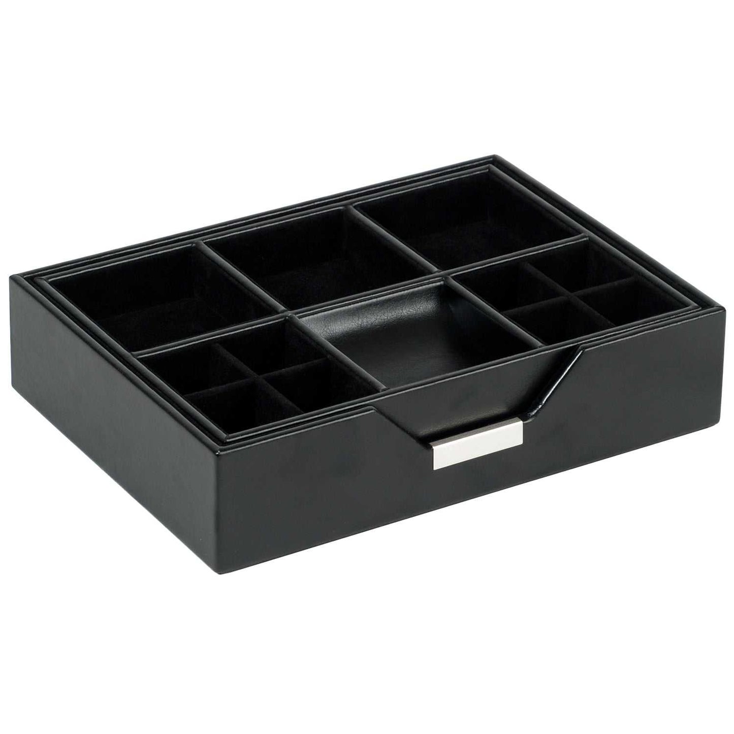 Strapista UKValet TrayWolf Heritage Set of 2 Valet Trays Black 290302Strapista UK