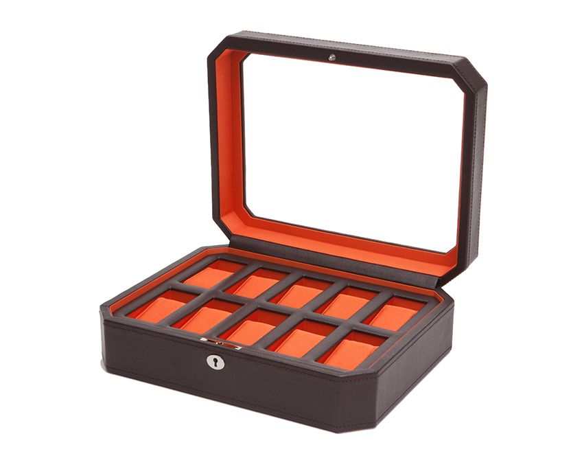 watch case Front view with open lid of 458406