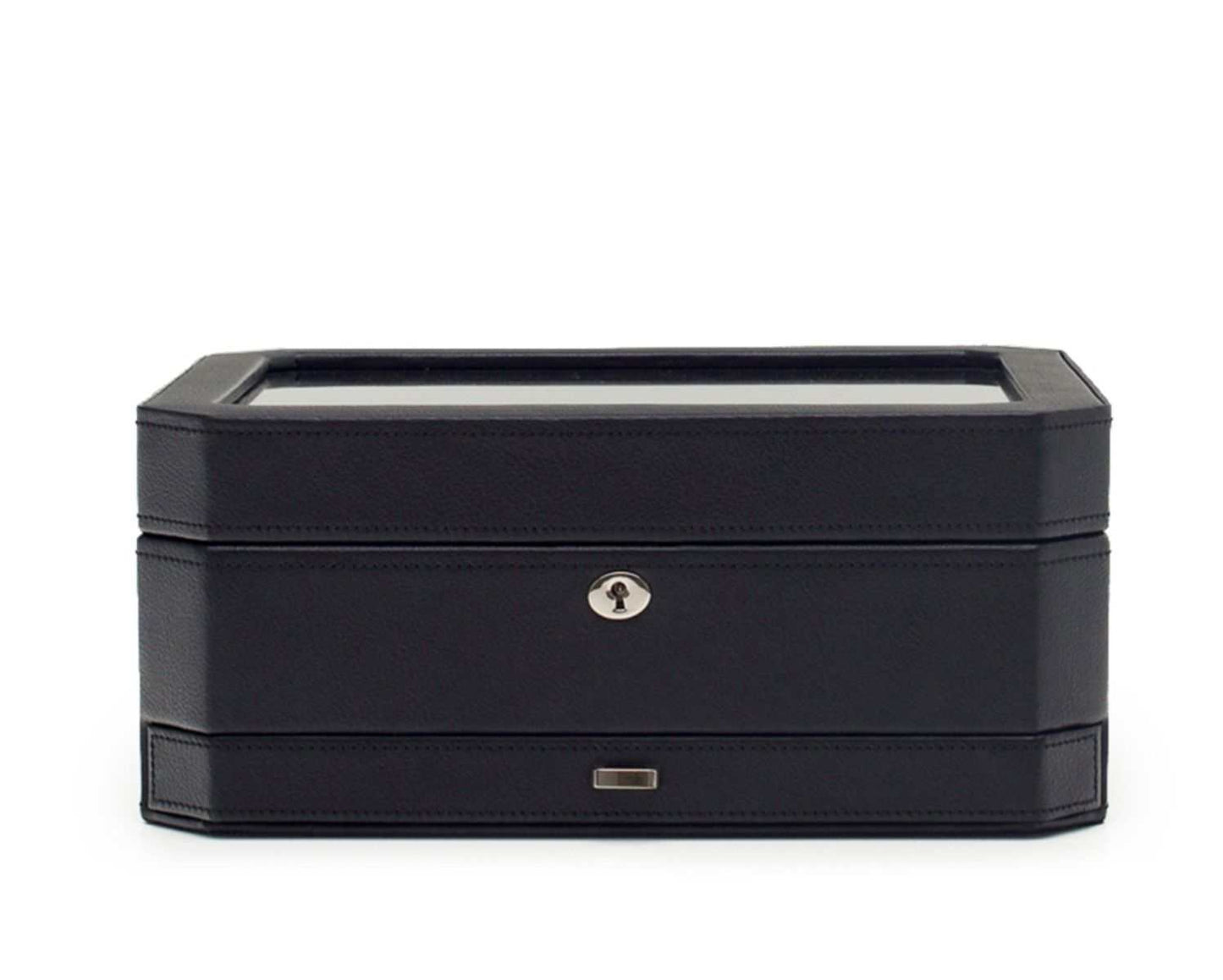 Strapista UKwatch boxesWolf Heritage Windsor 10 Piece Watch Box with Drawer Black/Purple 4586Strapista UK