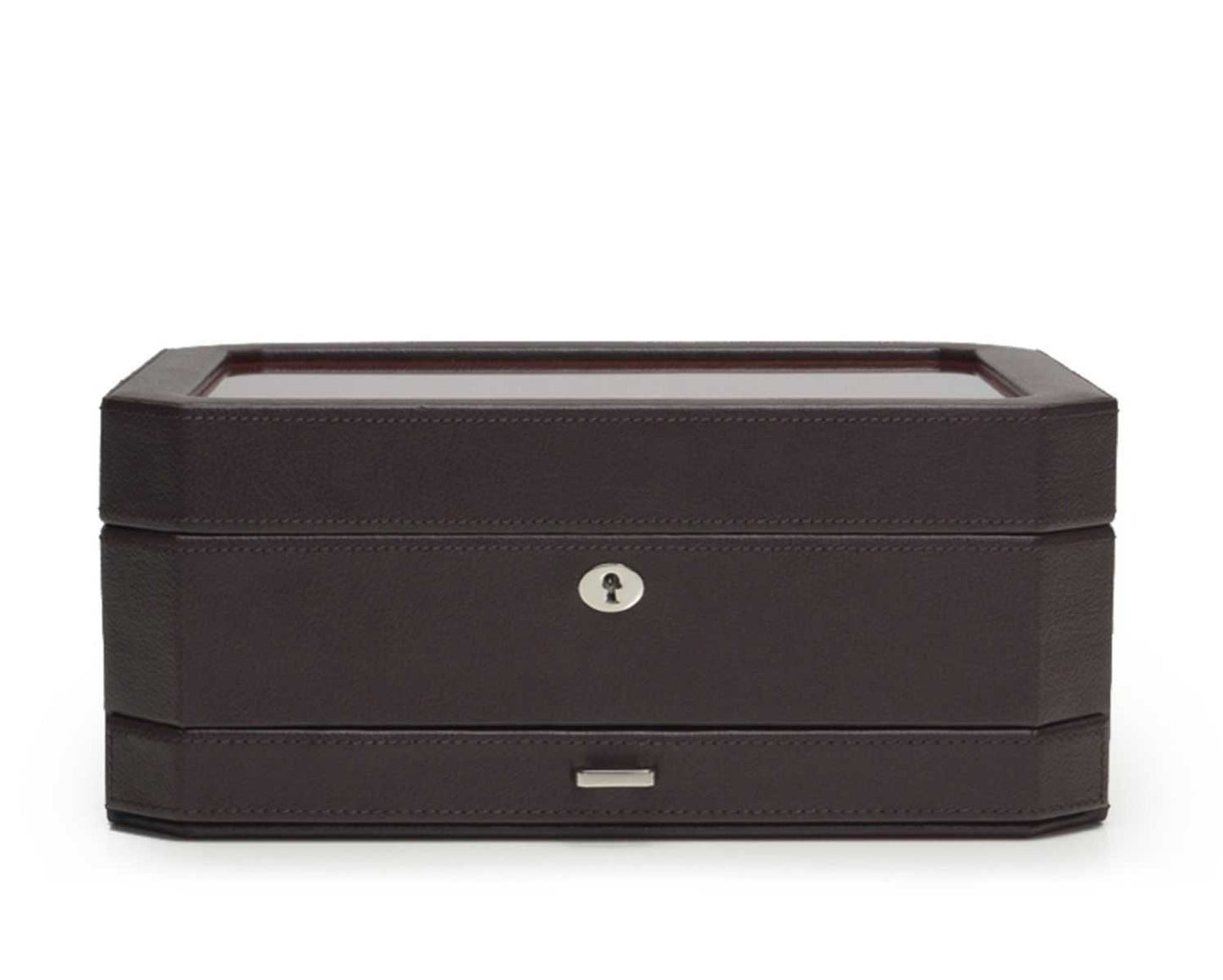 Strapista UKwatch boxesWolf Heritage Windsor 10 Piece Watch Box with Drawer Brown/Orange 4586Strapista UK