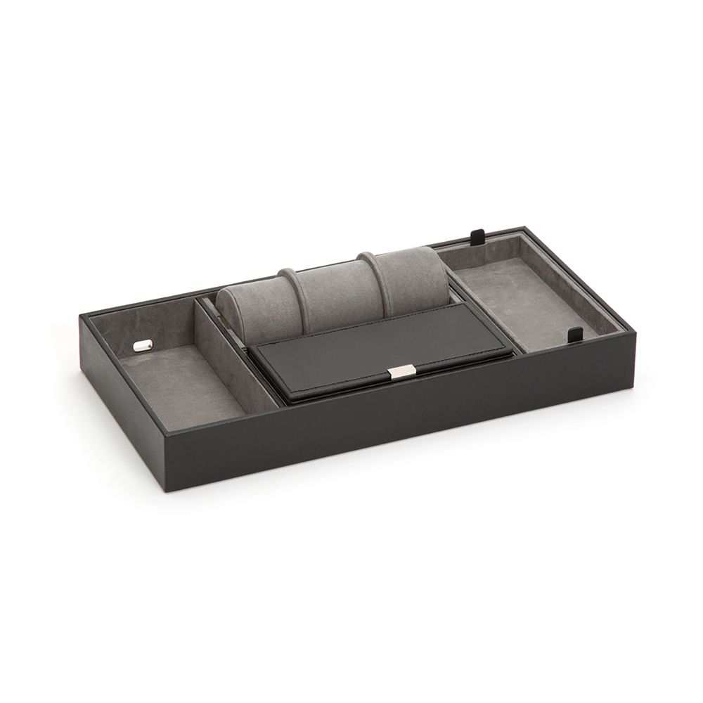 Strapista UKValet TrayWolf Howard Valet Tray With Roll Black 465103Strapista UK