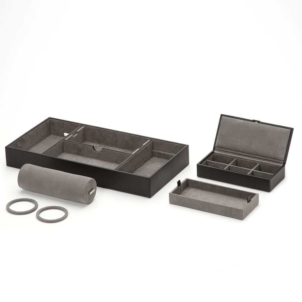 Strapista UKValet TrayWolf Howard Valet Tray With Roll Black 465103Strapista UK