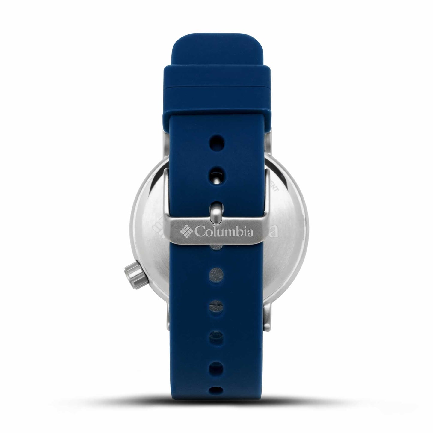 WatchColumbia Watch Trailbanks Steel Colour White Dial Blue Silicone Strap