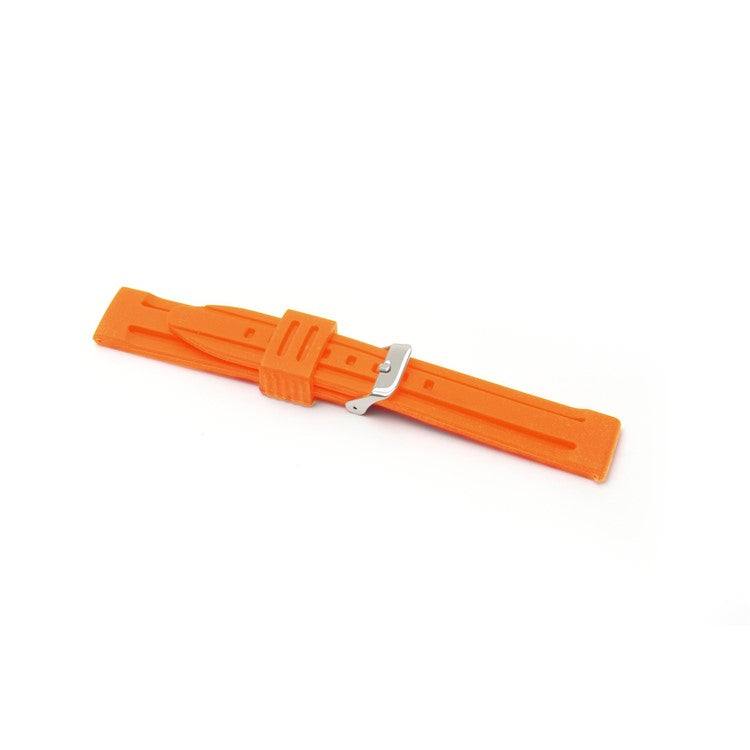 Orange silicone strap