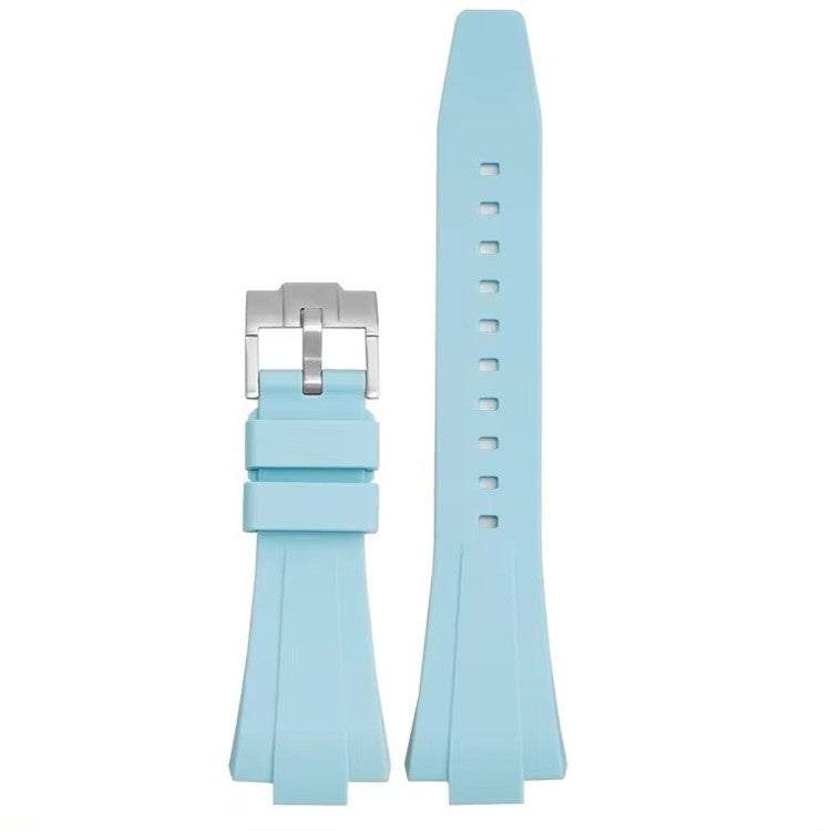 FKM Rubber Watch Strap for Tissot PRX35, Durable and Stylish.