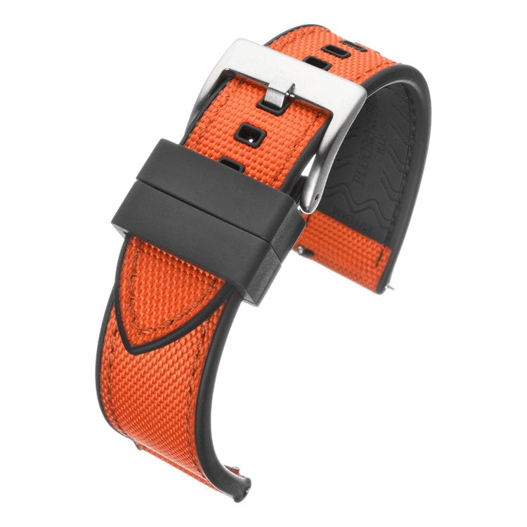 Sailcloth & Rubber Hybrid Watch Strap – Premium Reinforced Nylon with Rubber Lining
