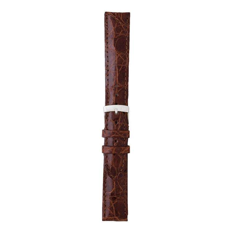 Morellato Mombasa Genuine Crocodile Watch Strap with semi-matt finish.