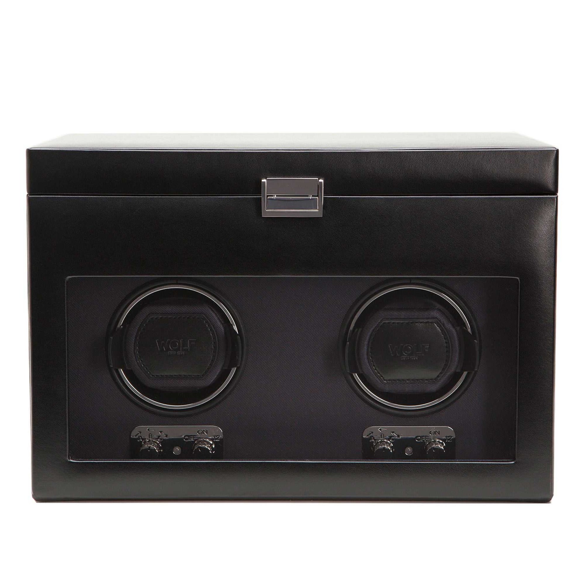 StrapistaWolf Heritage Double Watch Winder with Storage 270402Strapista UK