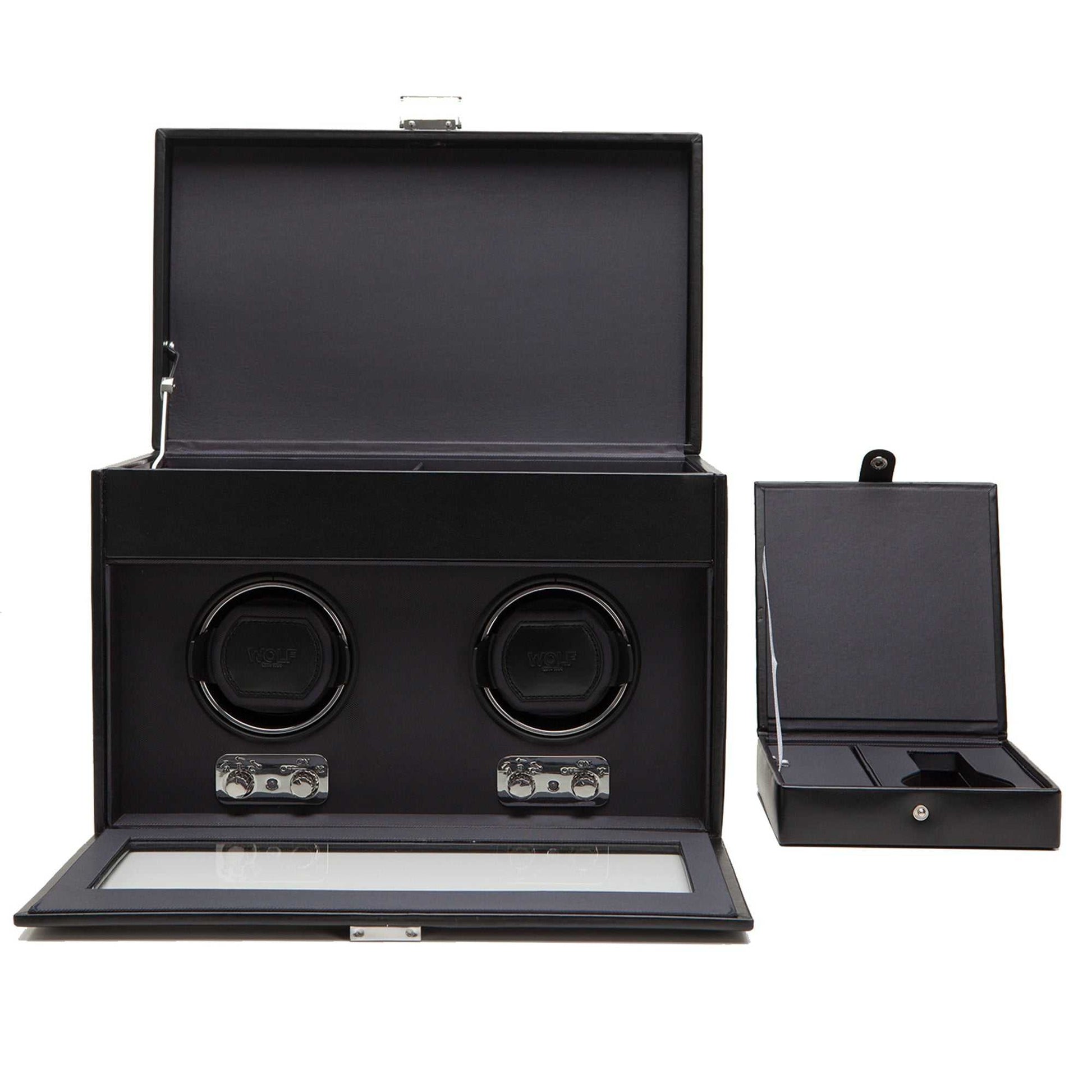 StrapistaWolf Heritage Double Watch Winder with Storage 270402Strapista UK