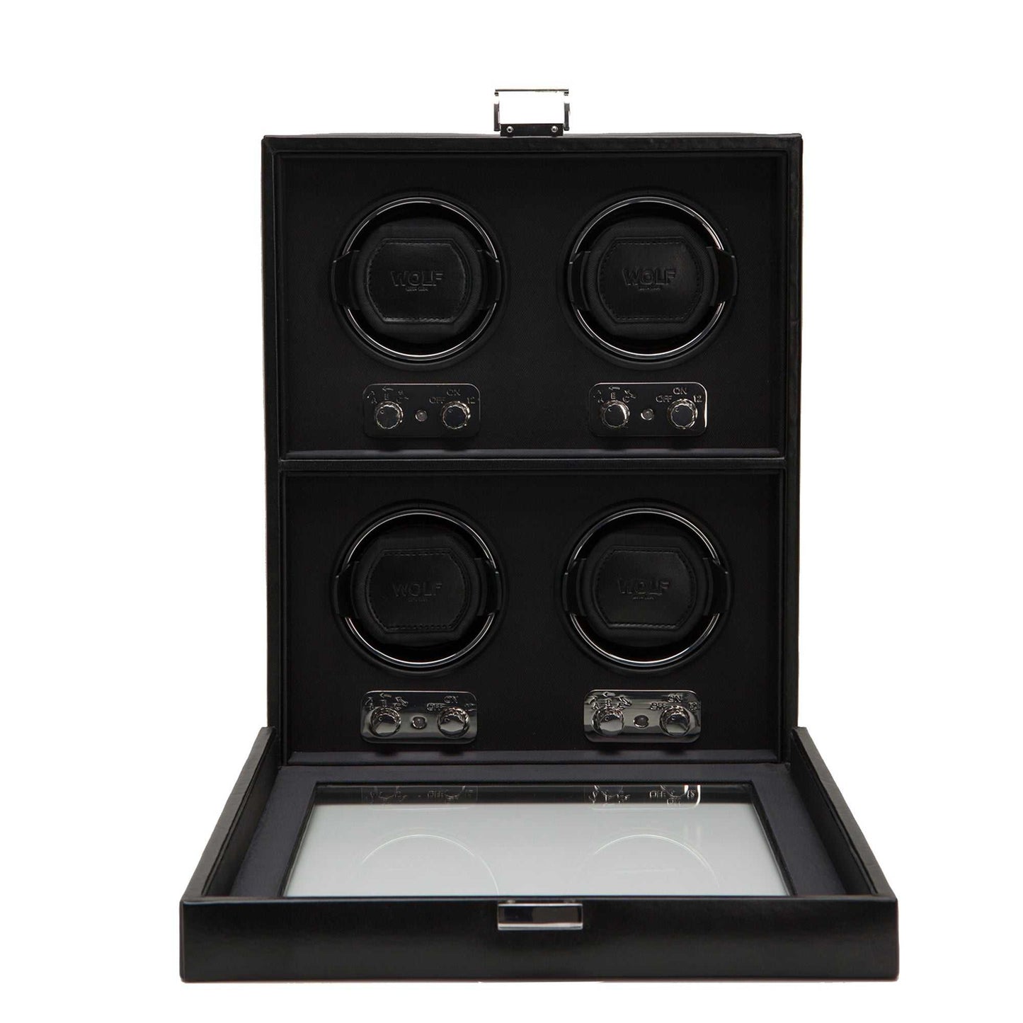 StrapistaWolf Heritage 4 Piece Watch Winder 270602Strapista UK