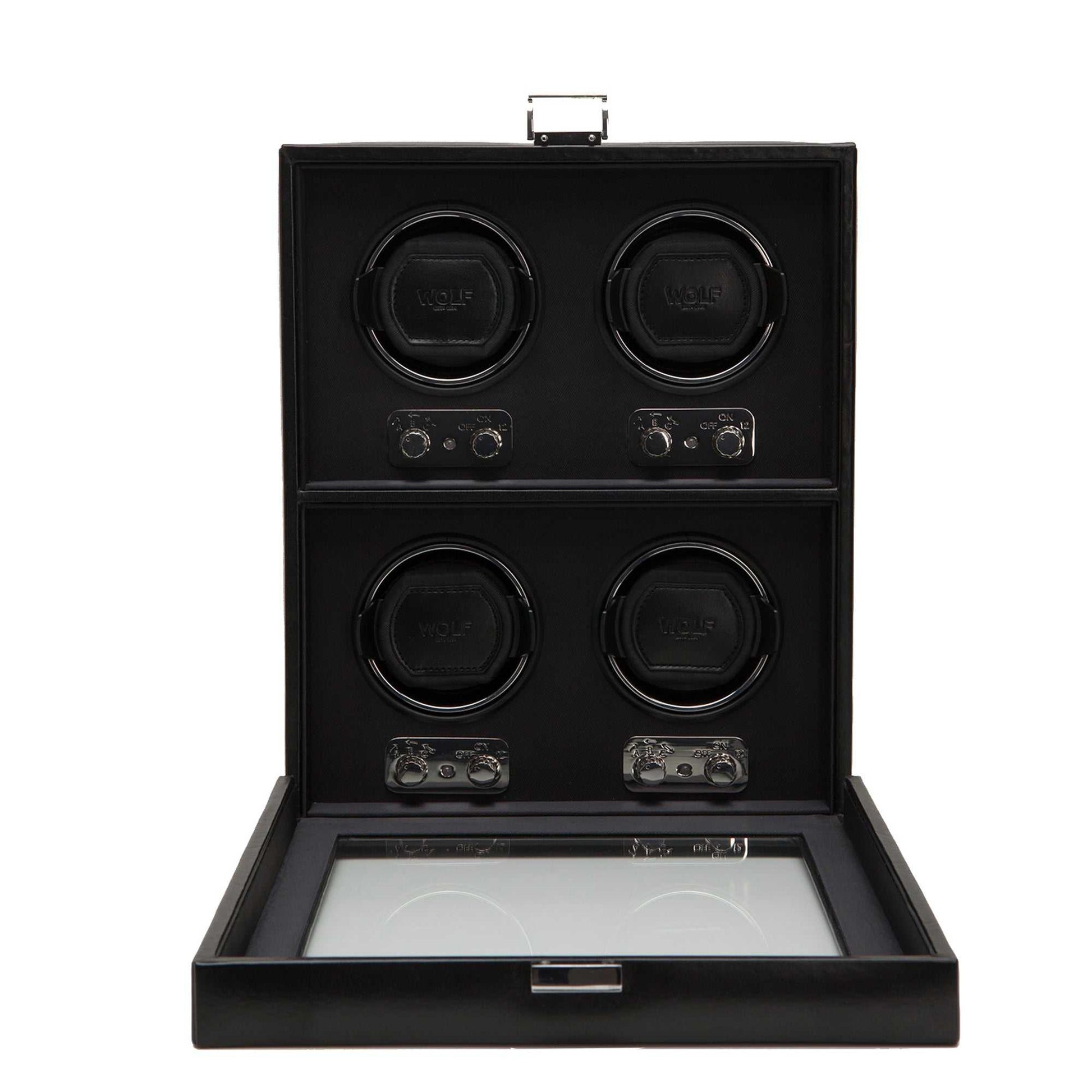 StrapistaWolf Heritage 4 Piece Watch Winder 270602Strapista UK