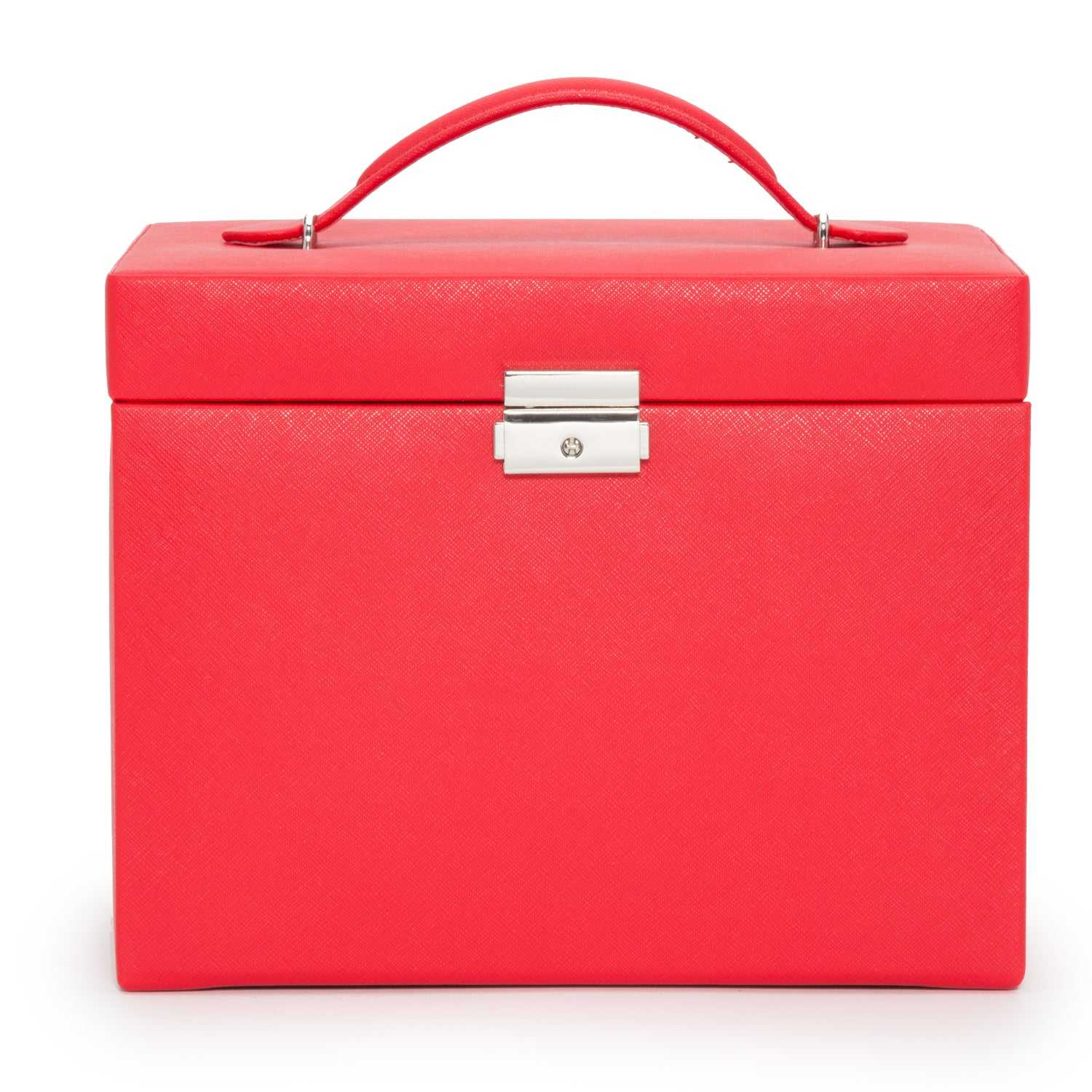 Strapista UKJewellery BoxWolf Heritage Medium Jewellery Box Red Saffiano 280114Strapista UK