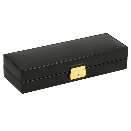 Strapista UKWolf Heritage Safe Deposit Jewellery Box Black 280302Strapista UK