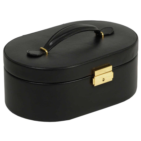 Strapista UKJewellery BoxWolf Heritage Oval Jewellery Box Black 280502Strapista UK
