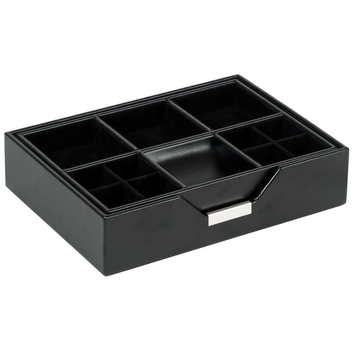 Strapista UKValet TrayWolf Heritage Set of 2 Valet Trays Black 290302Strapista UK