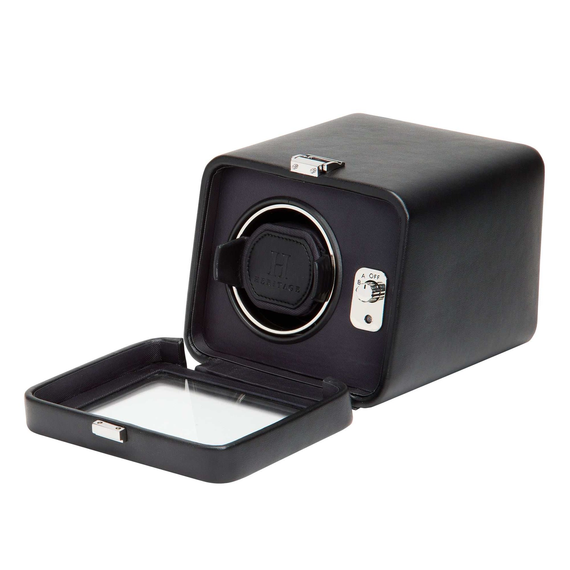 StrapistaWolf Windsor Single Watch Winder with Cover 4525029Strapista UK