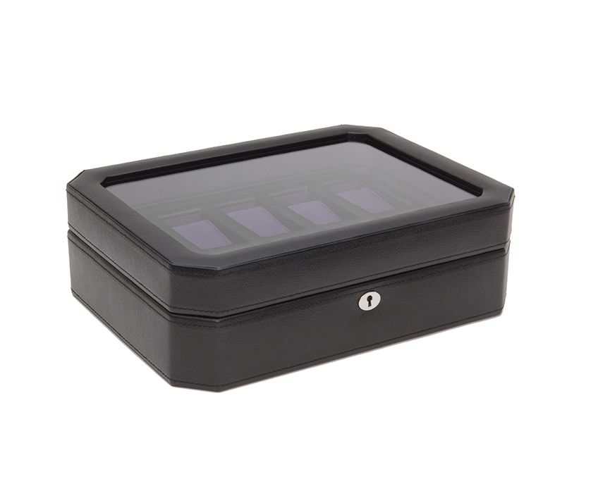 Strapista UKwatch boxesWolf Heritage Windsor 10 Piece Watch Box Black/Purple 458403Strapista UK