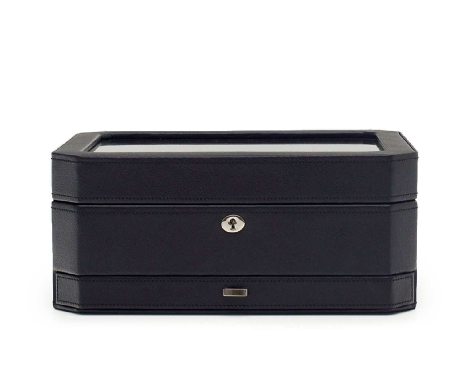 Strapista UKwatch boxesWolf Heritage Windsor 10 Piece Watch Box with Drawer Black/Purple 4586Strapista UK