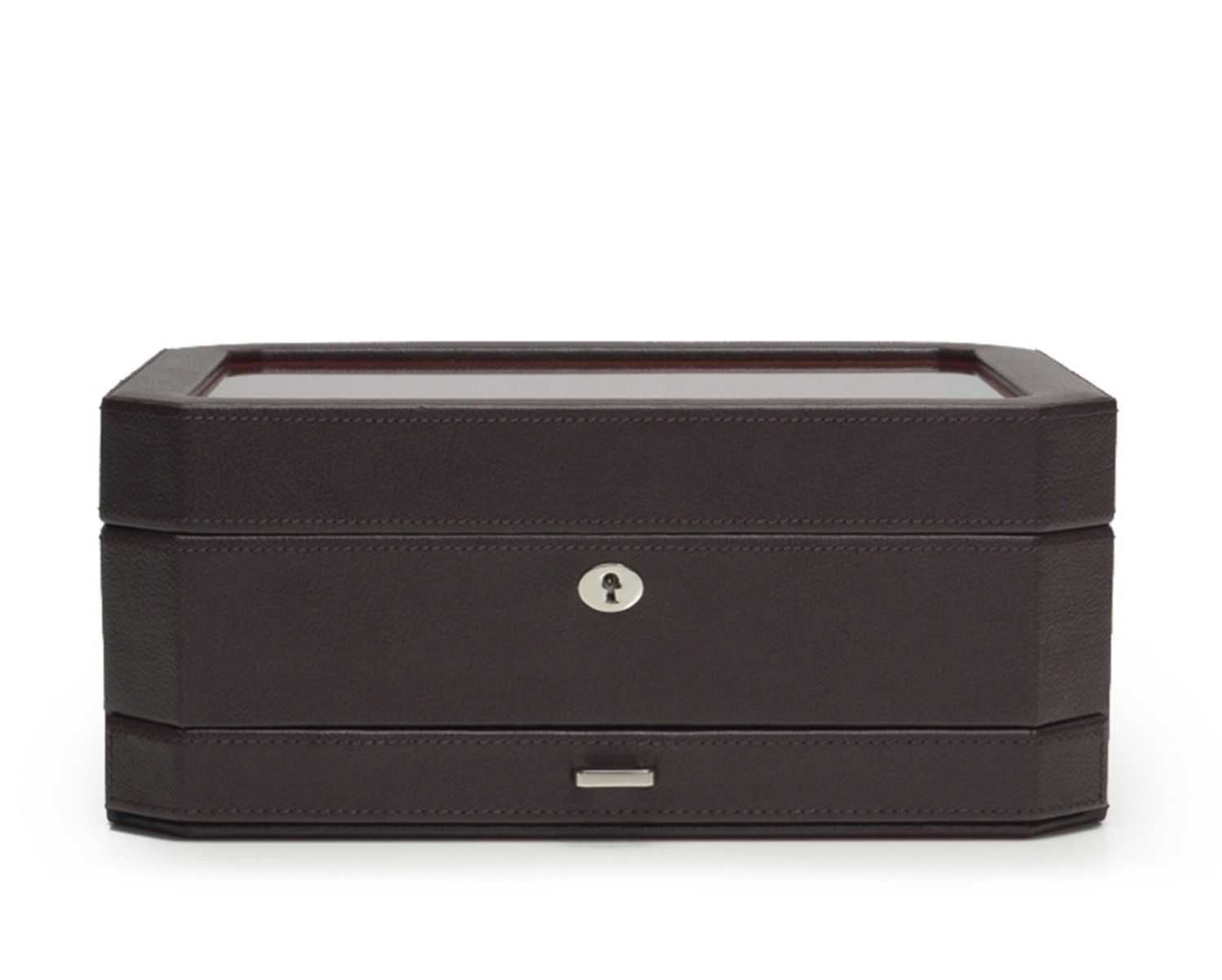 Strapista UKwatch boxesWolf Heritage Windsor 10 Piece Watch Box with Drawer Brown/Orange 4586Strapista UK