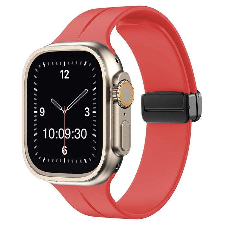 Plain Magnetic Silicone Sport Apple Watch Strap