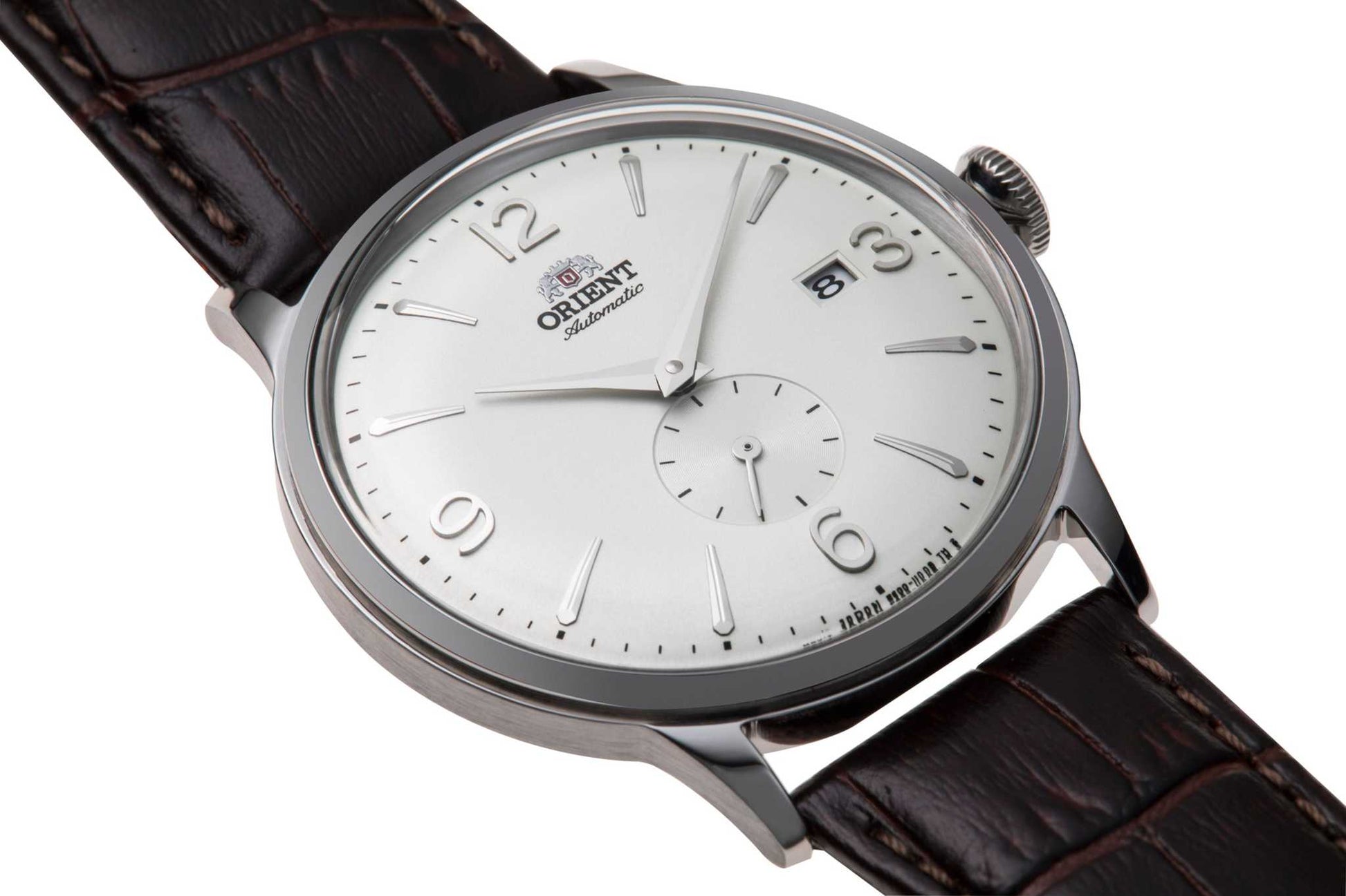 ORIENT WATCHESOrient Bambino Small Seconds Mechanical Watch (40.5mm) White Dial / BrStrapista UK