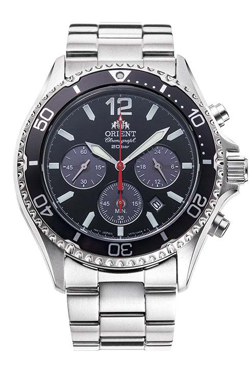 Strapista UKOrient RA-TX0202B10B Mako Chronograph Solar Mens Watch 43mm 20ATMStrapista UK